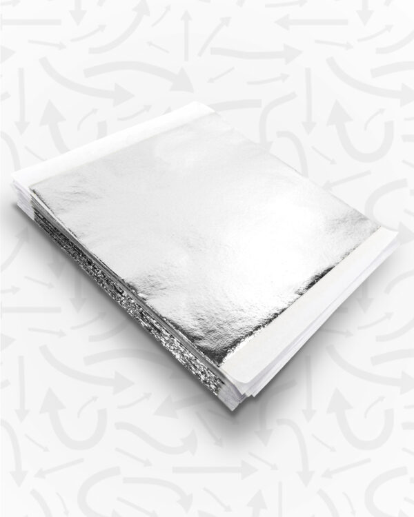 Shimmering Silver Metallic Makeover Folie