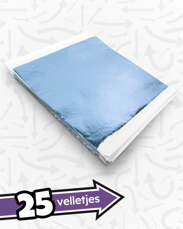 Breezy Blue Metallic Makeover Folie (25 velletjes)