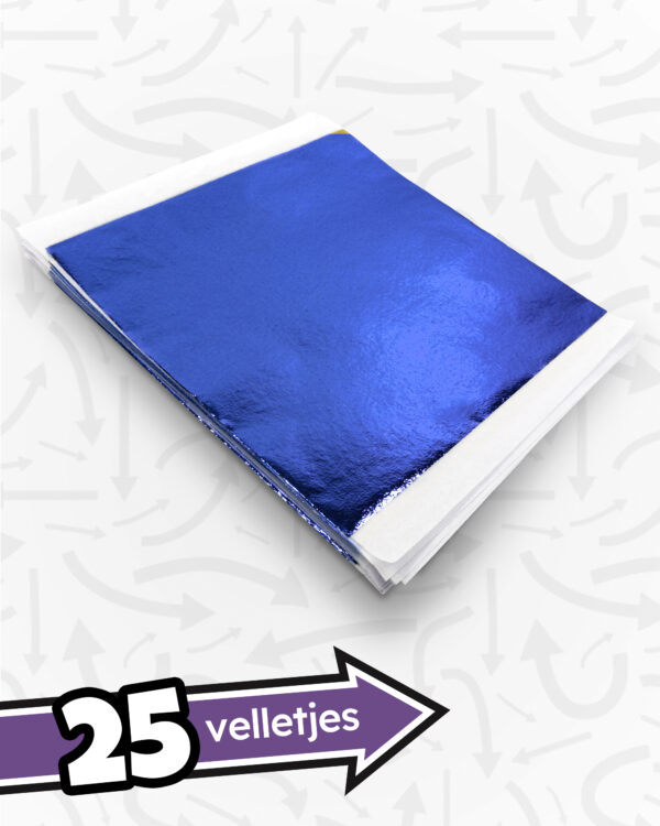 Brilliant Blue Metallic Makeover Folie (25 velletjes)