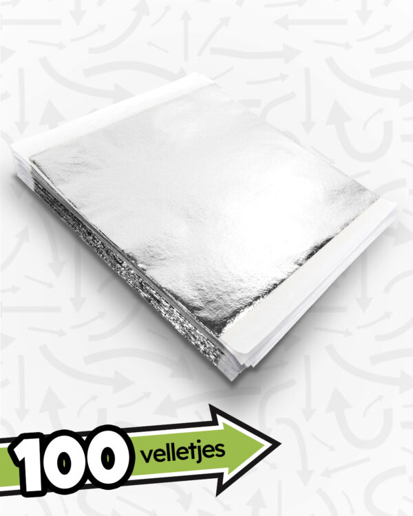 Shimmering Silver Metallic Makeover Folie